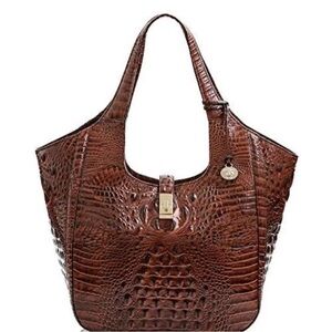 NWOT Brahmin Large Carla Tote w/ registration card